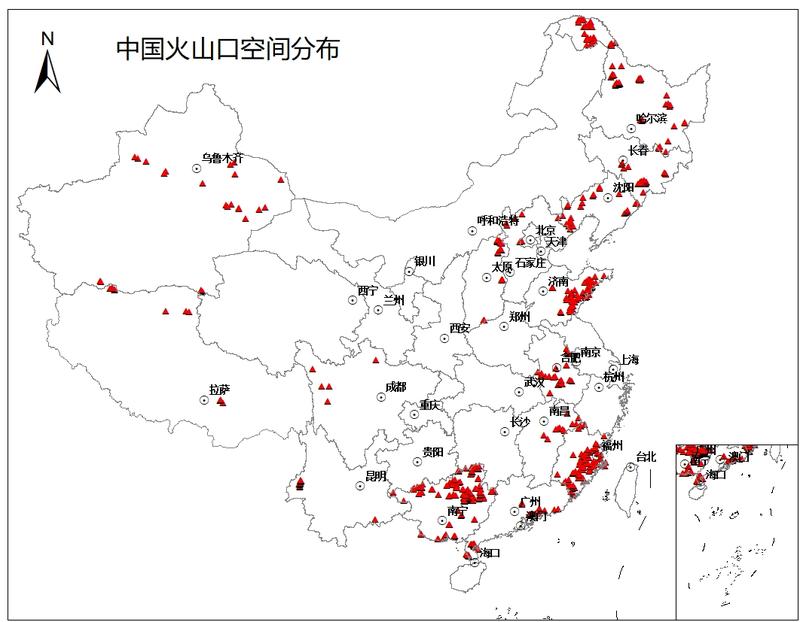 中国火山在哪里