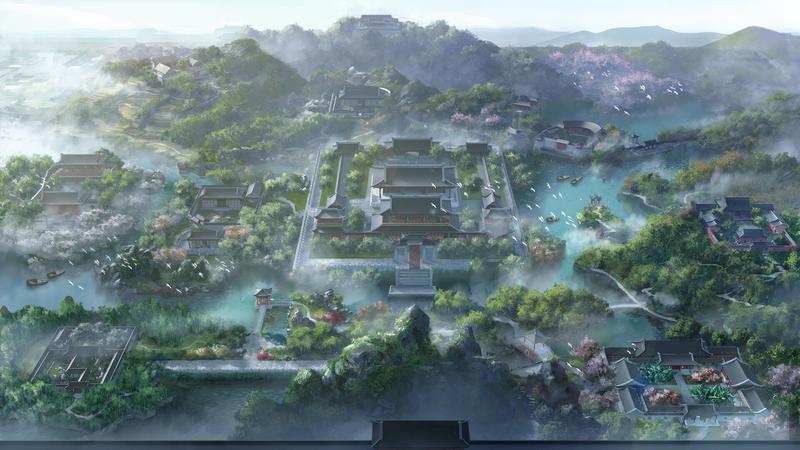 大观园全景图