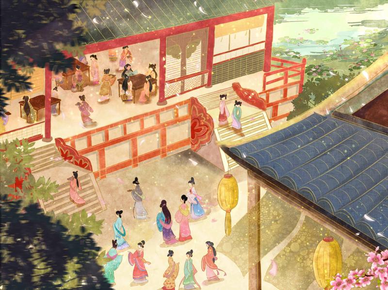 大观园图贾府全景图