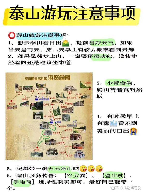 泰山登山路线图及攻略