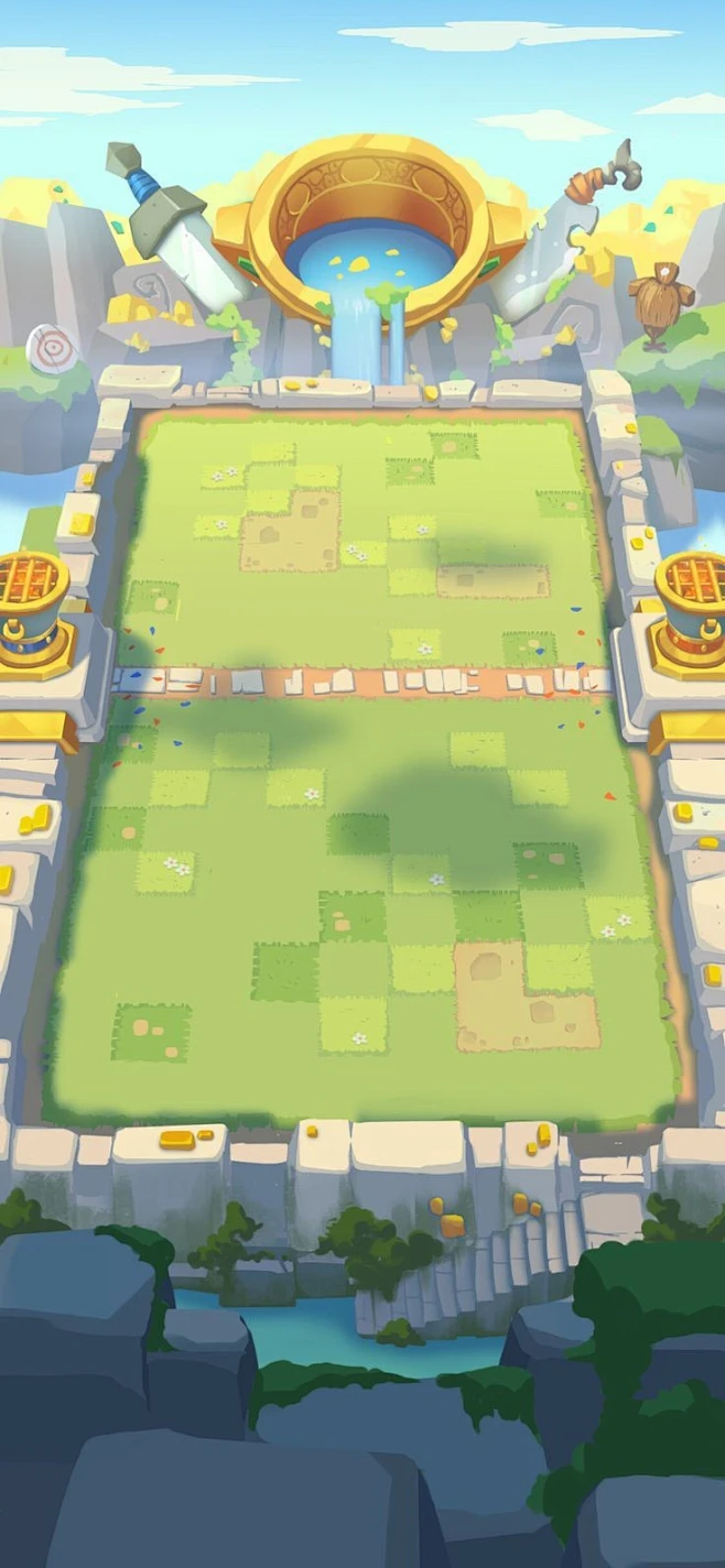 演武场和魔法瀑布哪个好