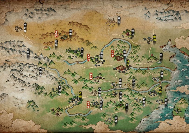 烟雨江湖敦煌壁画九张图坐标