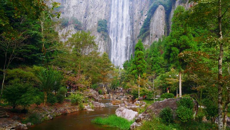 百丈漈冬天有瀑布吗