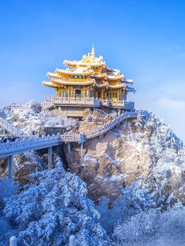 老君山下雪天可以上去吗