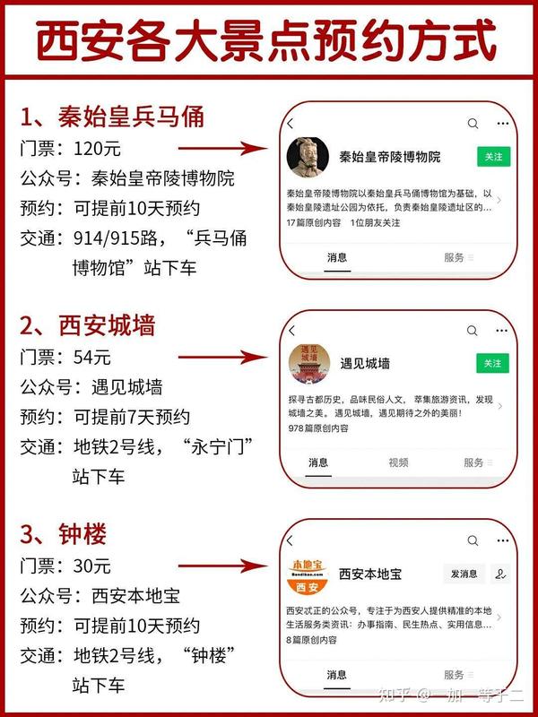 西安旅游门票预约