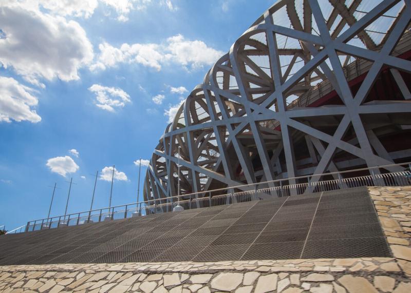 鸟巢内部全景图